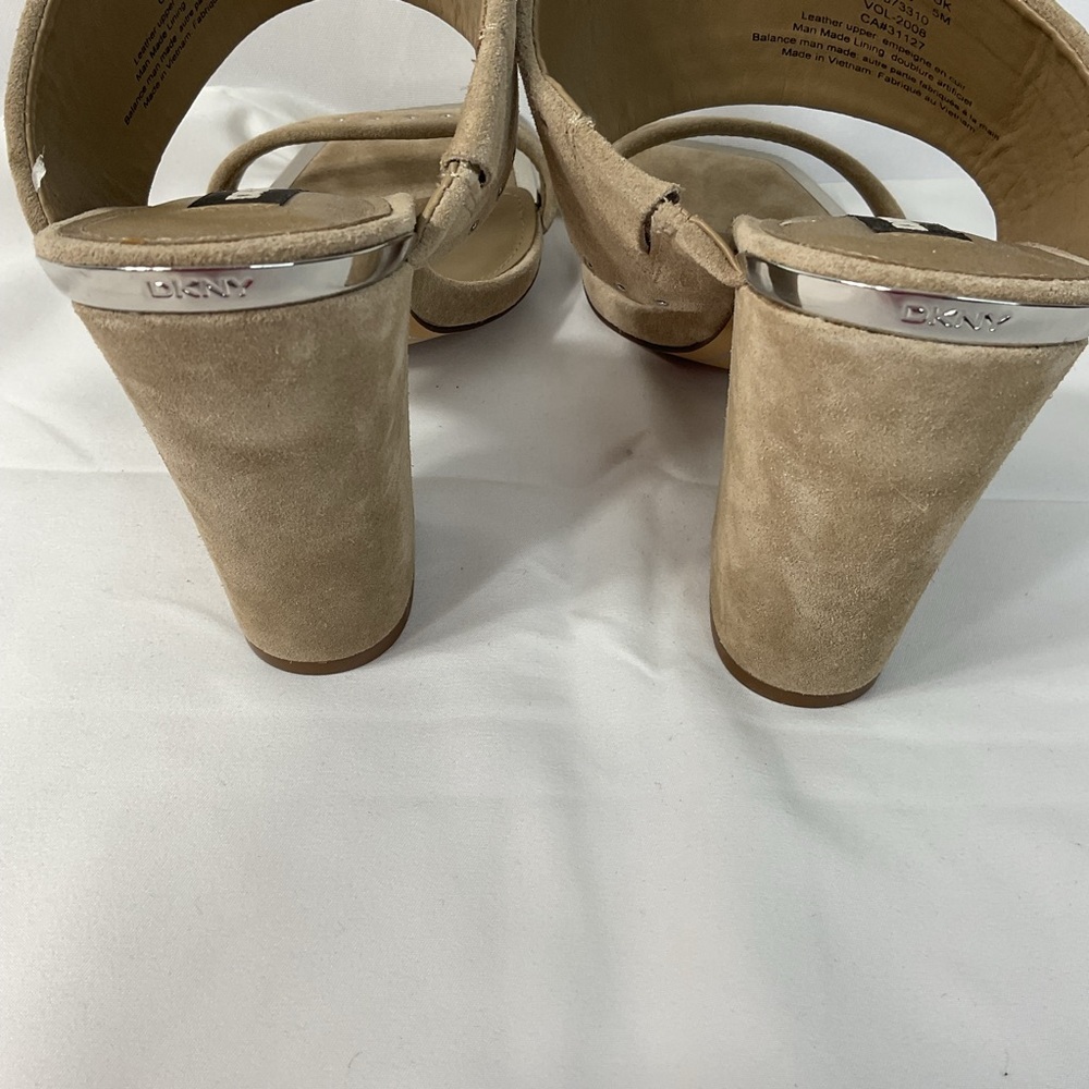 DKNY Beige Studded Sandals - Picture 3 of 3